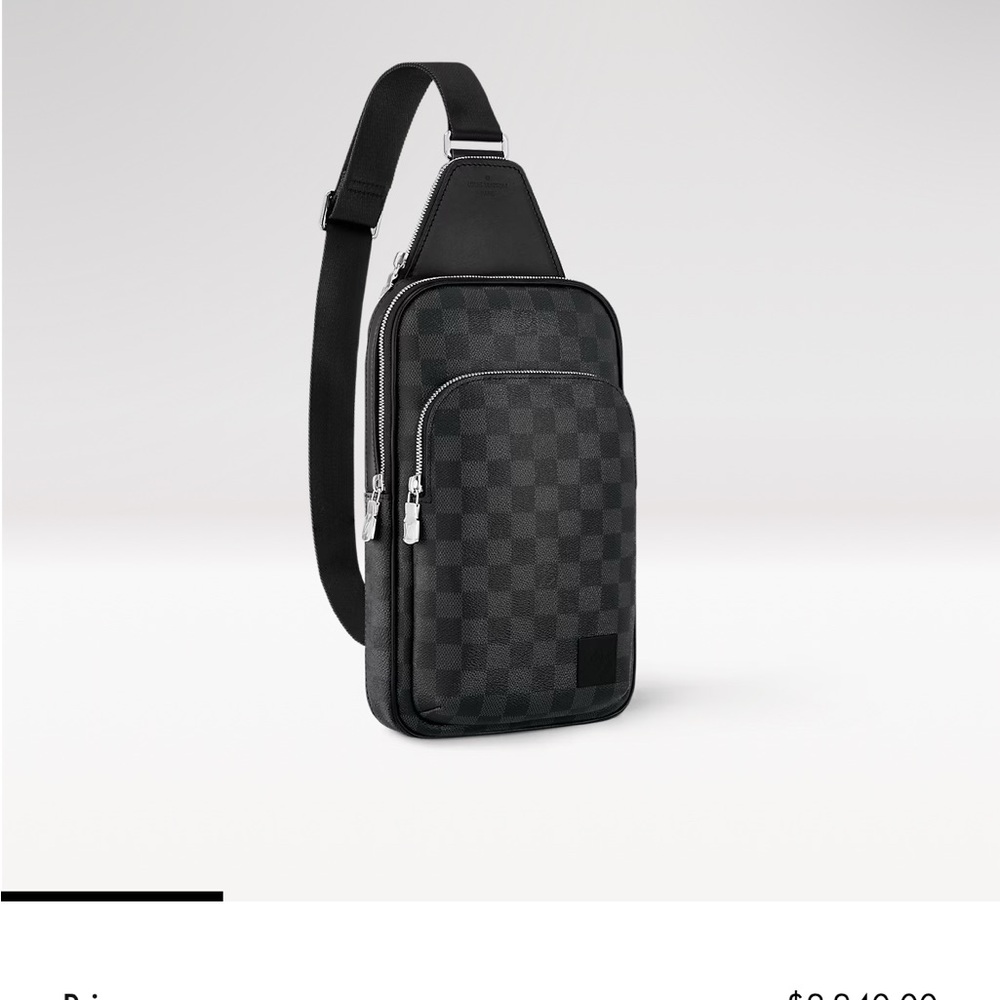 Never Worn! Louis Vuitton Avenue Slingbag - Damier Graphite Canvas
